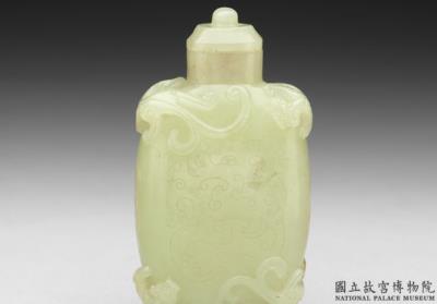 图片[2]-Jade snuff bottle with chi-dragon pattern, Qing dynasty, Qianlong reign (1736-1795)-China Archive